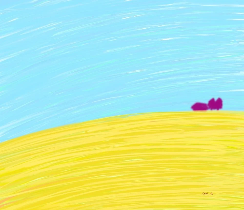 風が吹く丘ーA hill where the wind blows