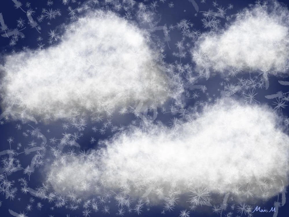 綿雲ーFleecy clouds