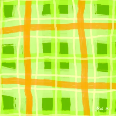 Melon Plaid