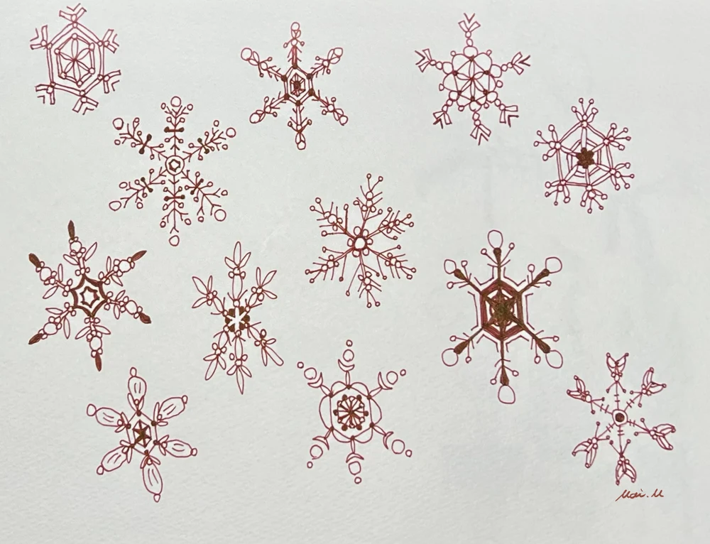雪の結晶のデザインーSnowflake Designs